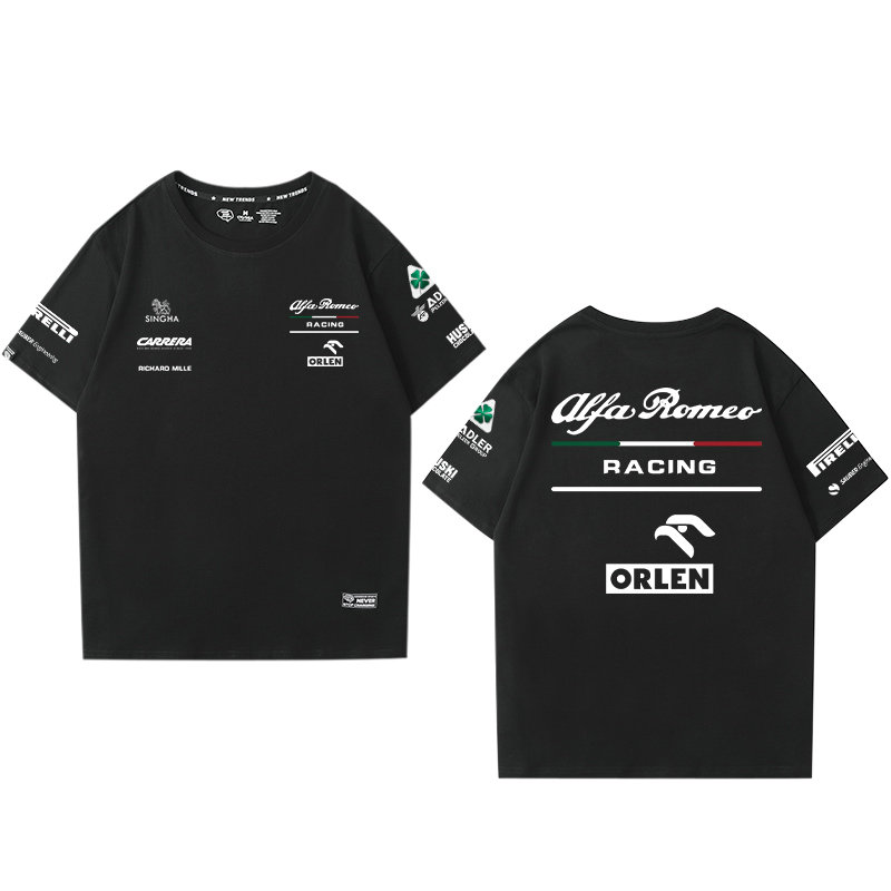 T-Shirt Alfa Romeo Racing ORLEN Homme Col Rond Manche Courte